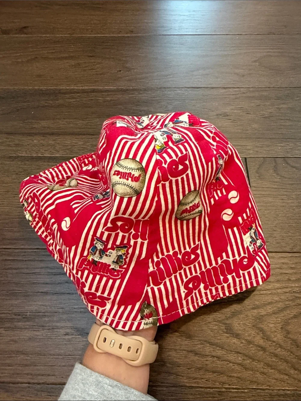 Philadelphia Phillies Red Stripe Bucket Hat